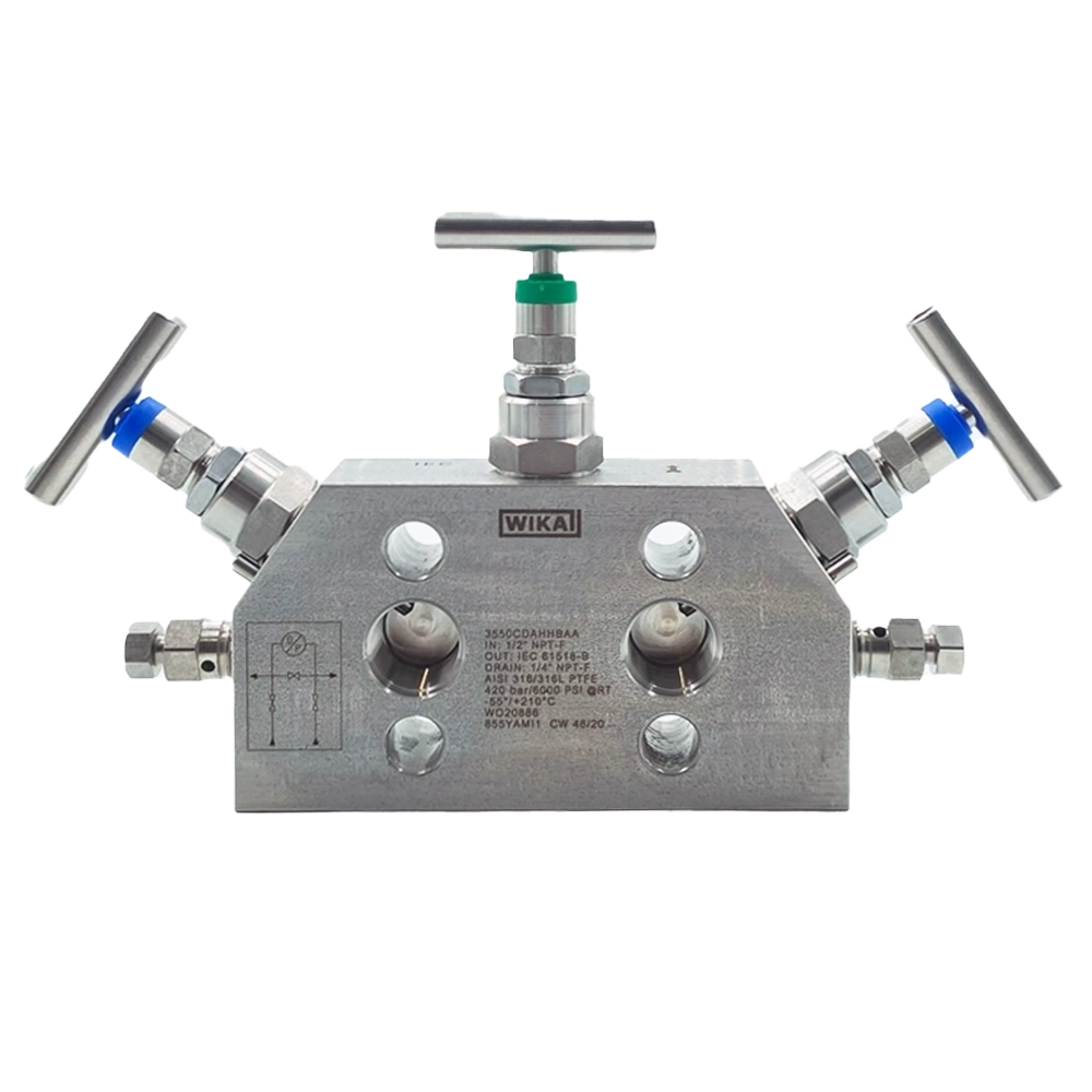 five-valve manifold منیفولد پنج ولو ویکا - تصویر 1