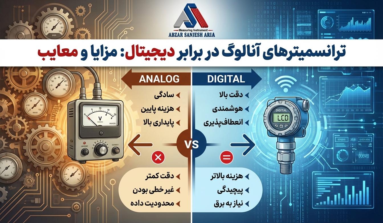 ترانسمیترهای آنالوگ در برابر دیجیتال